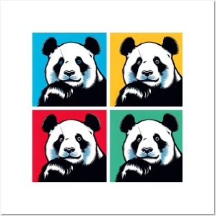 Playful Pop Art Panda Print - Infuse Your Space with Whimsical Charm! Posters and Art